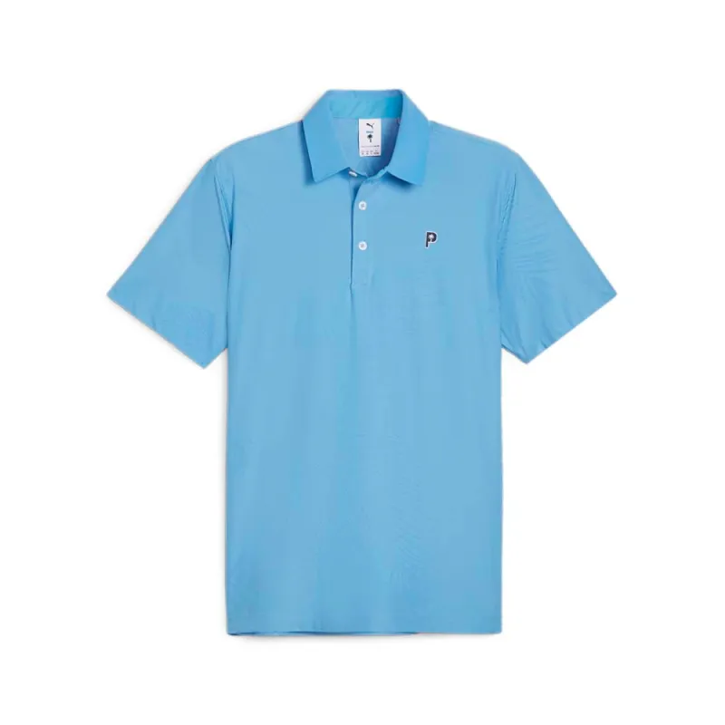 PUMA X PALM TREE CREW Jacquard Short Sleeve Polo Shirt made by Puma