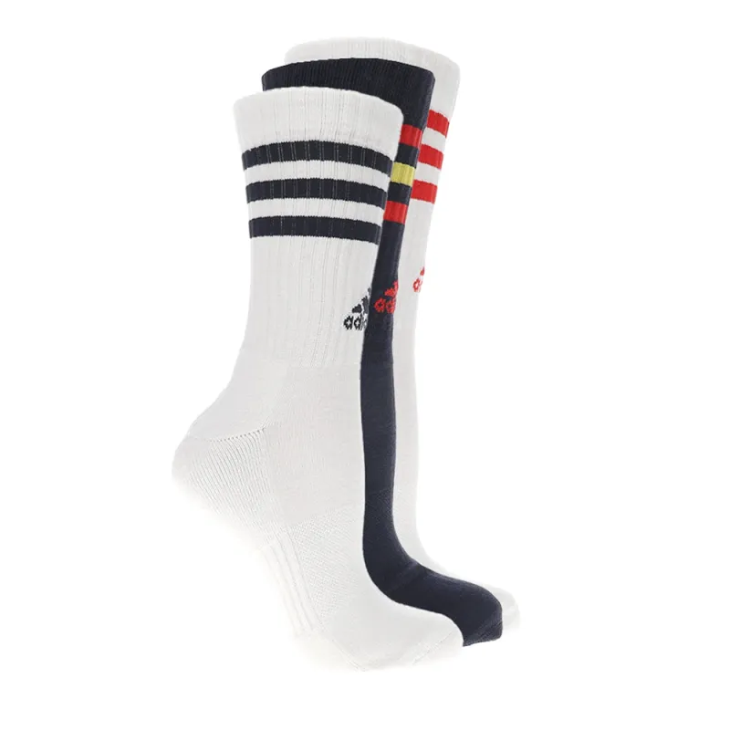 Three Stripes 3-Pack Crew Socks made by Adidas