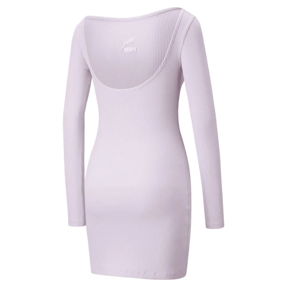 Classics Ribbed Long Sleeve Mini Dress sold by Shoebacca product image thumbnail 2