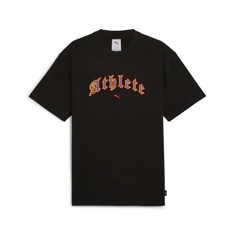 Graphics Athlete Graphic Crew Neck Short Sleeve T-Shirt made by Puma