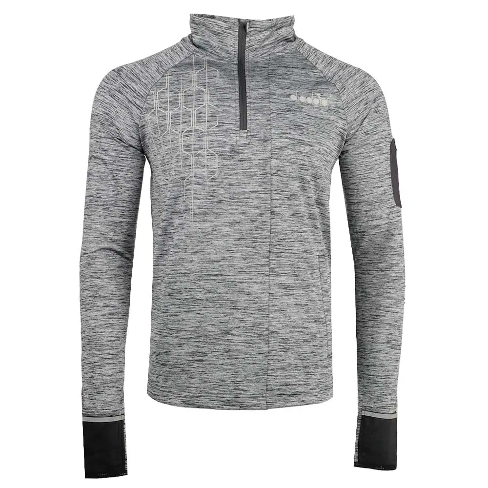 Warm Up Winter Sweat Be One Running Mock Neck Long Sleeve Pullover Shirt sold by Shoebacca
