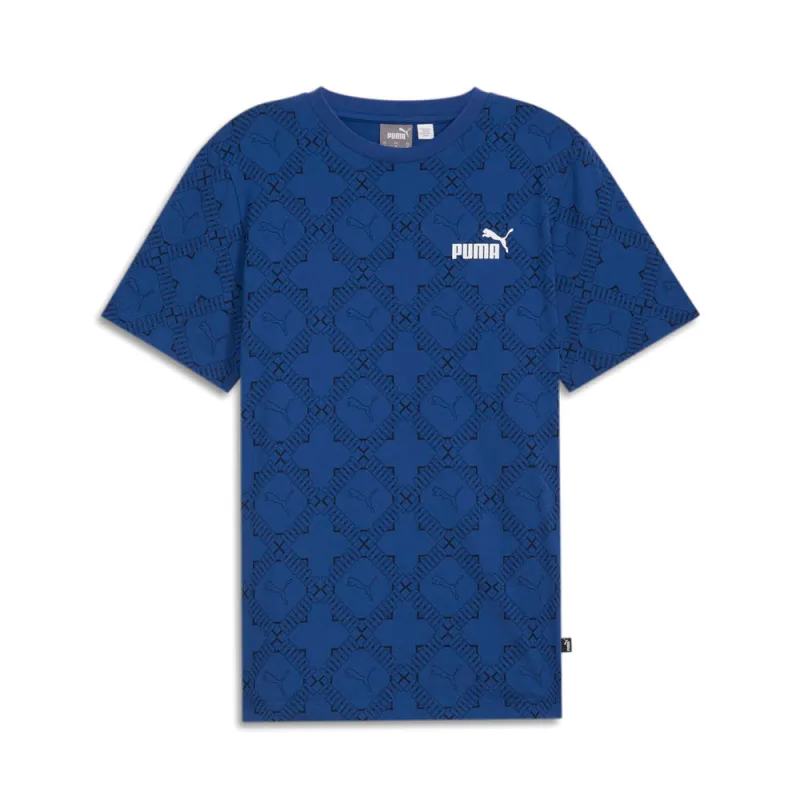 Logomania Graphic Crew Neck Short Sleeve T-Shirt made by Puma