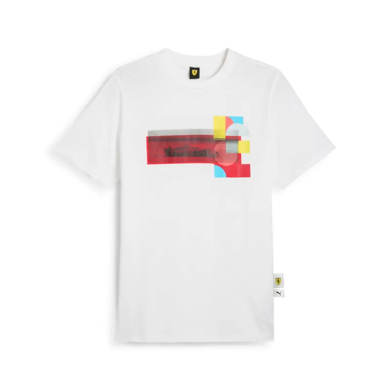 Scuderia Ferrari Race Graphic Crew Neck Short Sleeve T-Shirt made by Puma