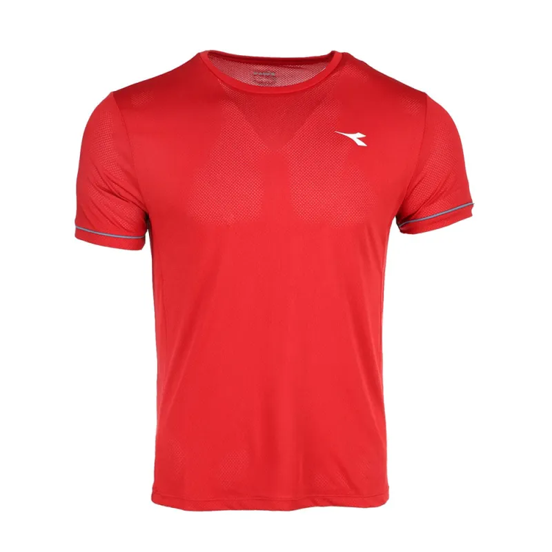 Tennis Crew Neck Short Sleeve Athletic T-Shirt made by Diadora