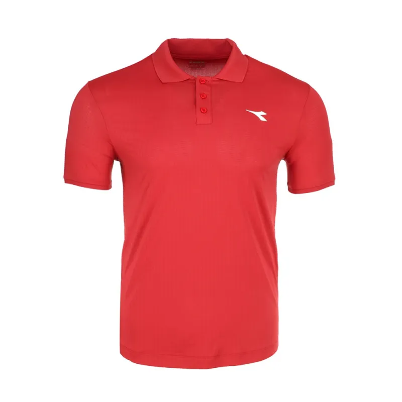 Icon Tennis Short Sleeve Polo Shirt made by Diadora