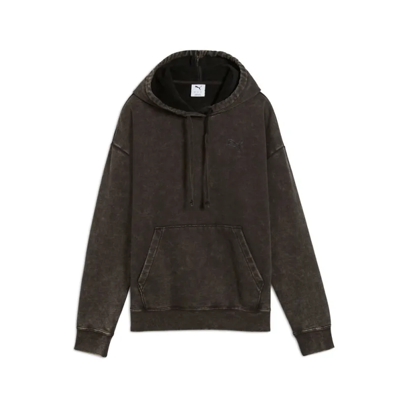 Essentials Elevated Relaxed Wash Hoodie made by Puma