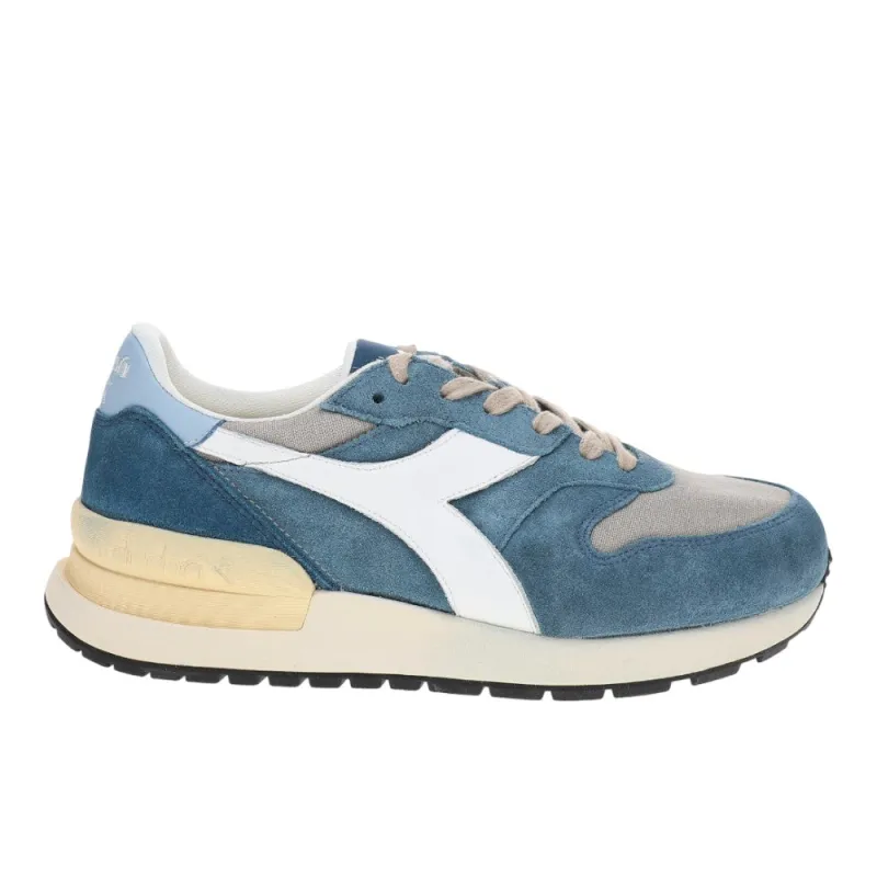 Conquest C Stone Wash Lace Up Sneakers made by Diadora