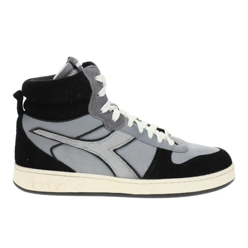 Magic Basket Mid Treated Lace Up Sneakers made by Diadora