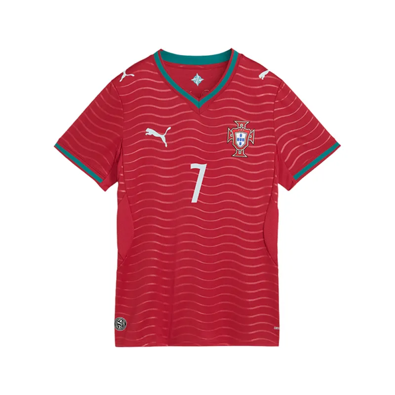 Ronaldo Crew Neck Short Sleeve Home Soccer Jersey Replica made by Puma