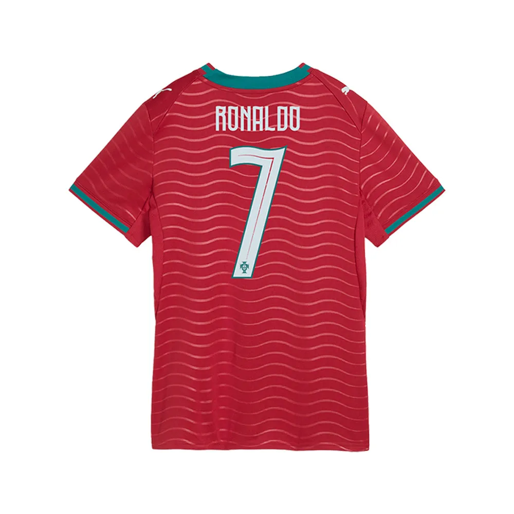 Ronaldo Crew Neck Short Sleeve Home Soccer Jersey Replica sold by Shoebacca product image thumbnail 2