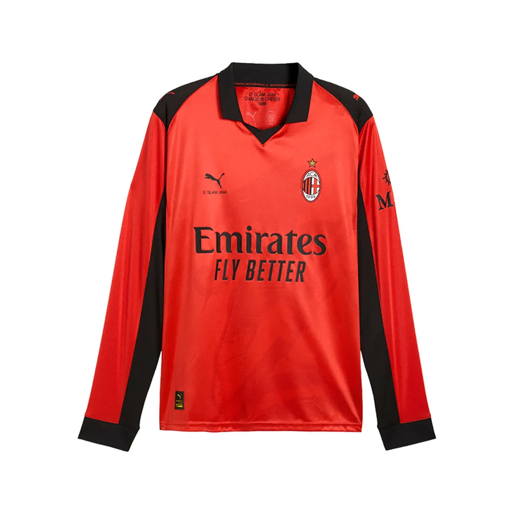 AC MILAN X SLAM JAM Long Sleeve Jersey sold by Shoebacca
