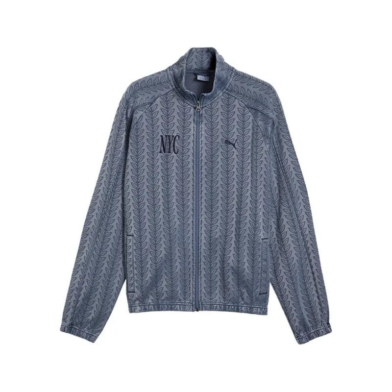NYC T7 Jacquard Relaxed Full Zip Track Jacket made by Puma