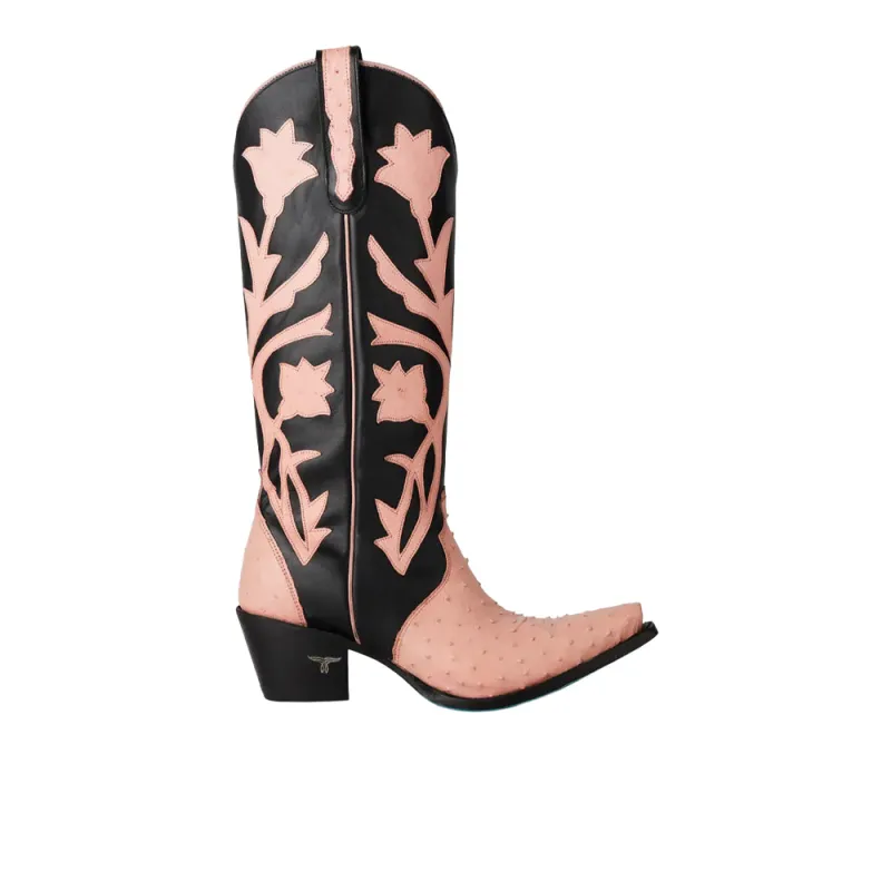 Jolene Exotic Ostrich Cowboy Boots made by Shoebacca