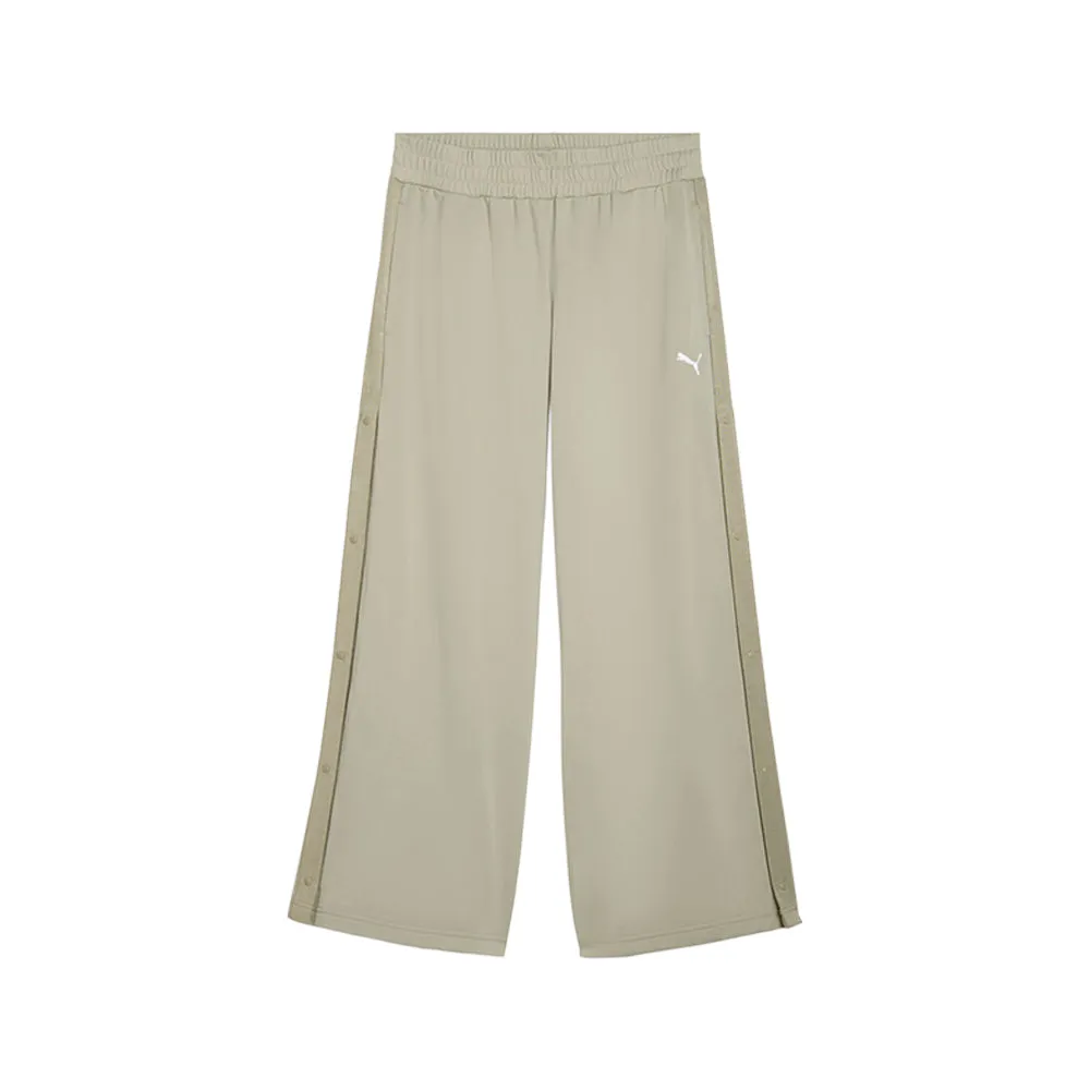 Wardrobe Essentials Low Rise Popper Pants sold by Shoebacca