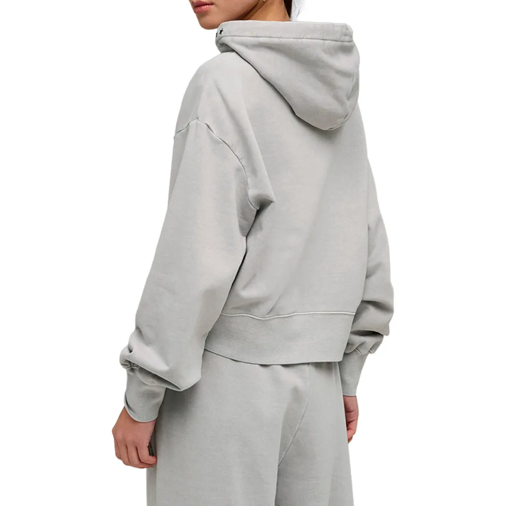 NYC Wardrobe Essentials Boxy Cropped Pullover Hoodie sold by Shoebacca product image thumbnail 4