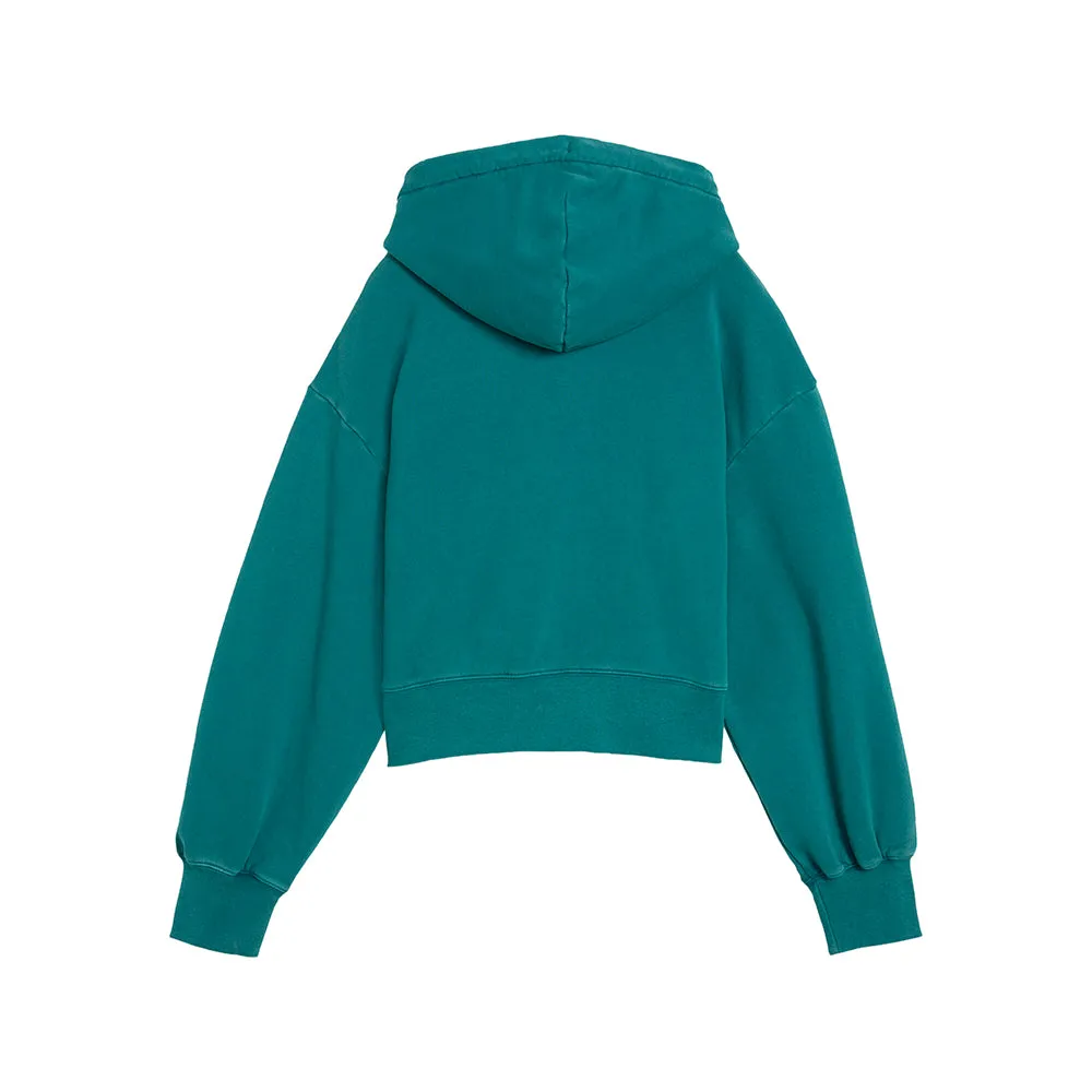 NYC Wardrobe Essentials Boxy Cropped Pullover Hoodie sold by Shoebacca product image thumbnail 2