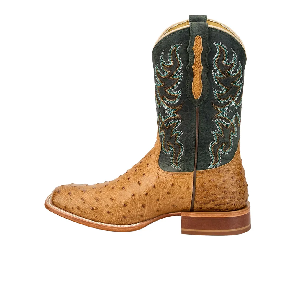 Blaine 11 Inch Ostrich Square Toe Cowboy Boots sold by Shoebacca product image thumbnail 3