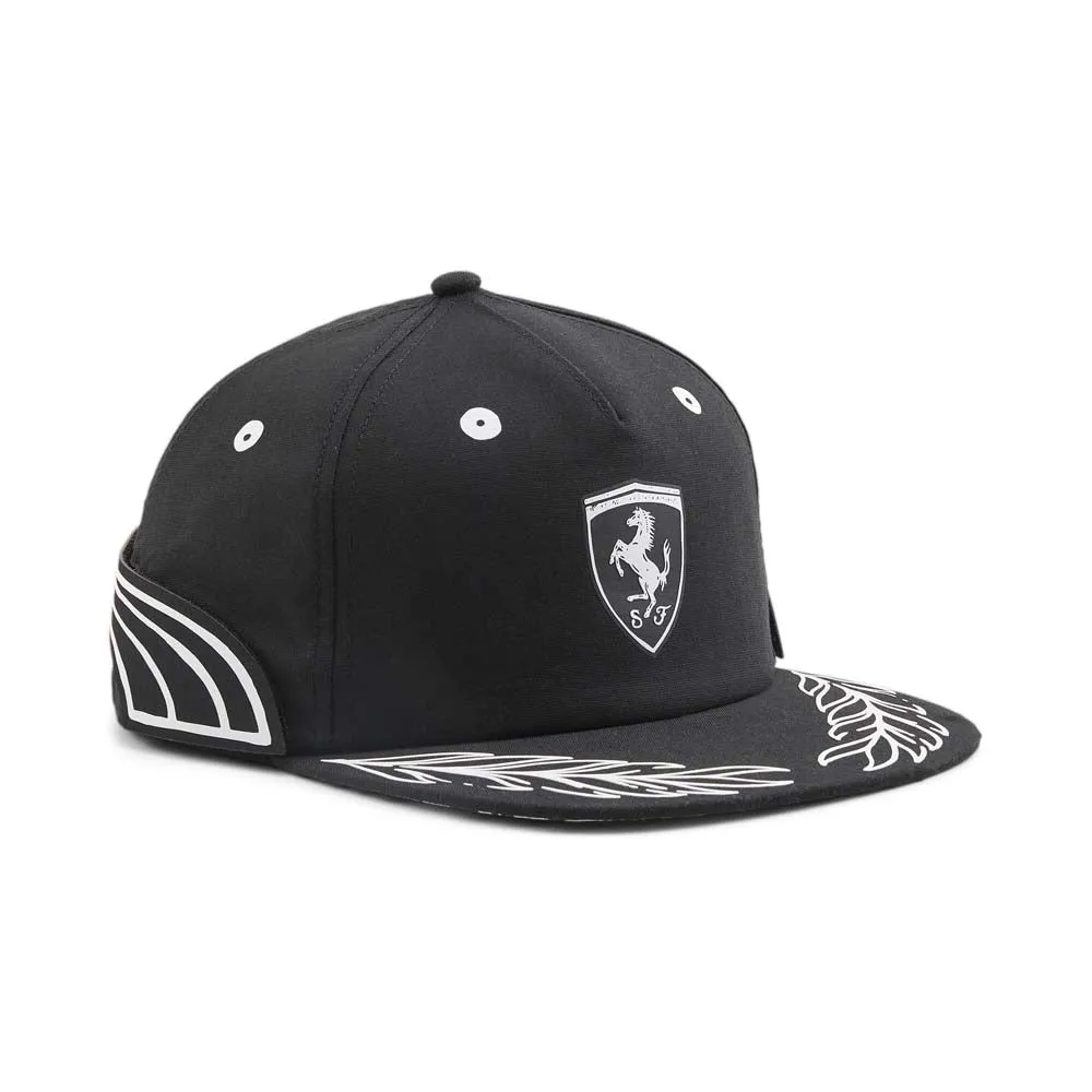 SCUDERIA FERRARI X JOSHUA VIDES Flat Brim Cap sold by Shoebacca