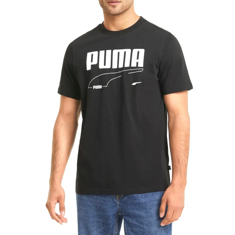 Rebel Logo Crew Neck Short Sleeve T-Shirt (BT) made by Puma