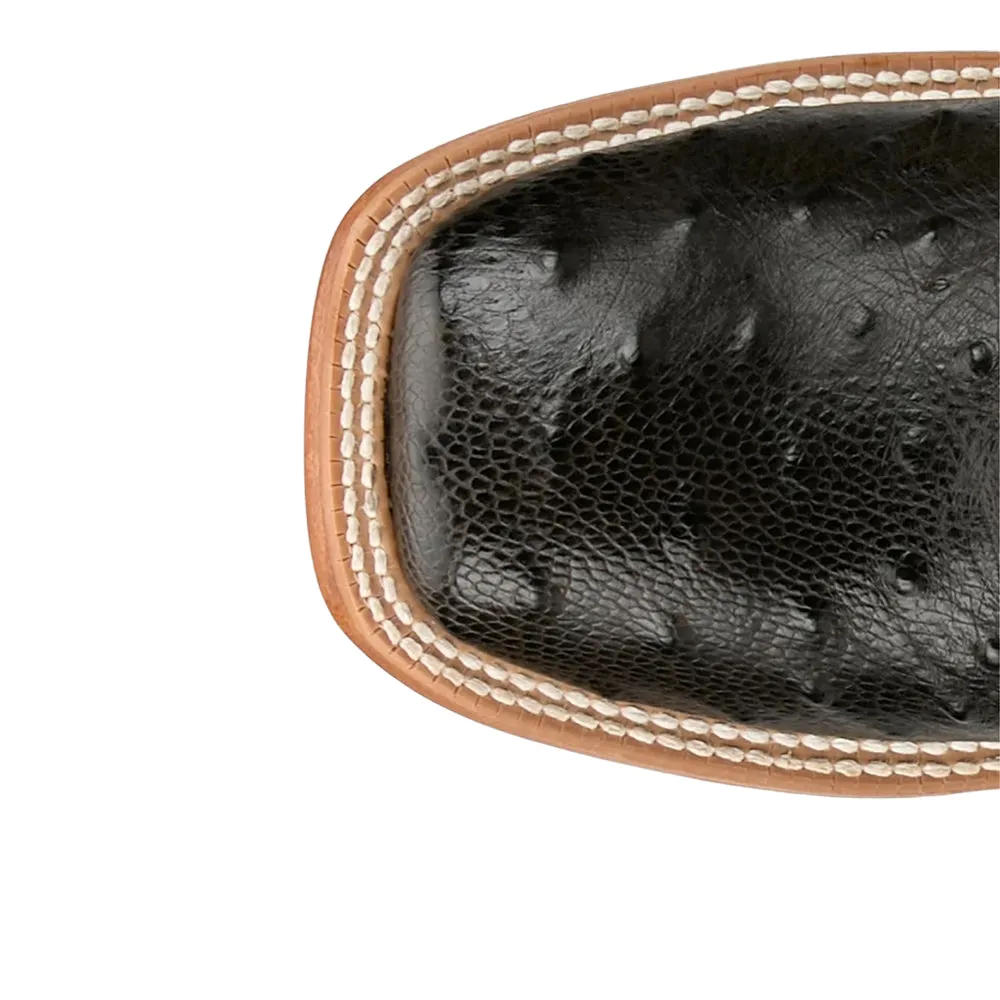Blaine 11 Inch Ostrich Square Toe Cowboy Boots sold by Shoebacca product image thumbnail 4
