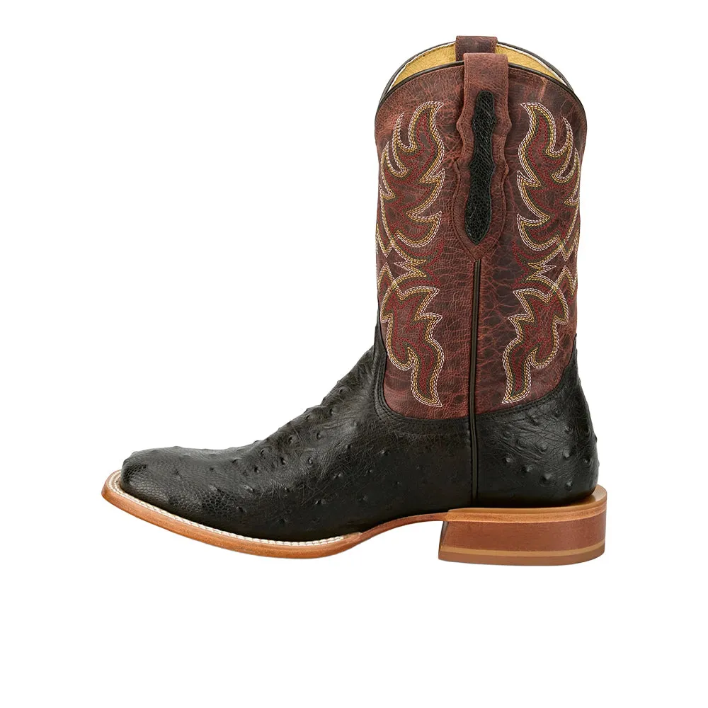 Blaine 11 Inch Ostrich Square Toe Cowboy Boots sold by Shoebacca product image thumbnail 3