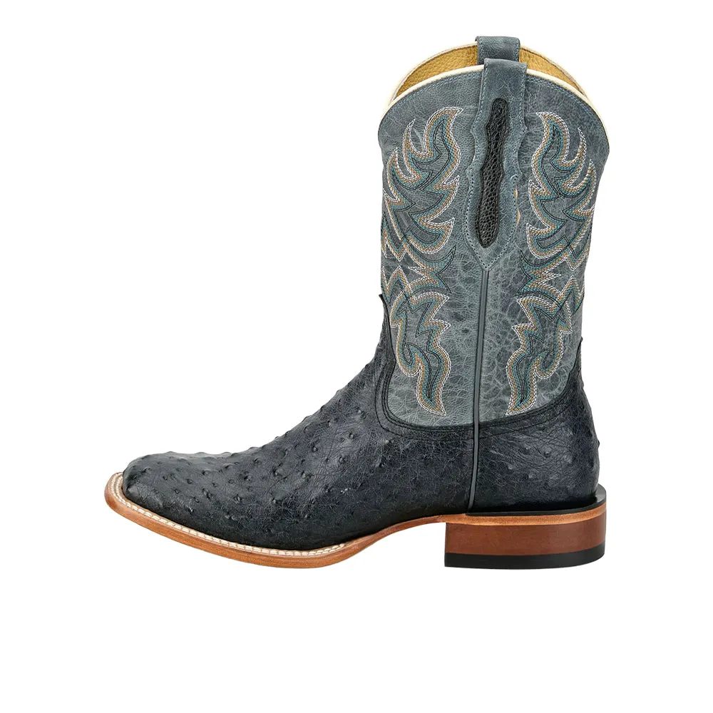 Blaine 11 Inch Ostrich Square Toe Cowboy Boots sold by Shoebacca product image thumbnail 3