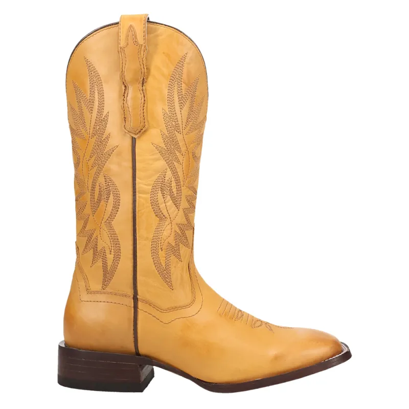 Selena Embroidered Square Toe Cowboy Boots made by Shoebacca