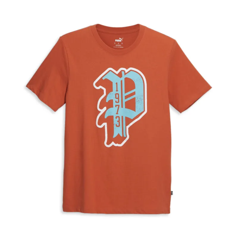 Dylan Graphic Crew Neck Short Sleeve T-Shirt made by Puma
