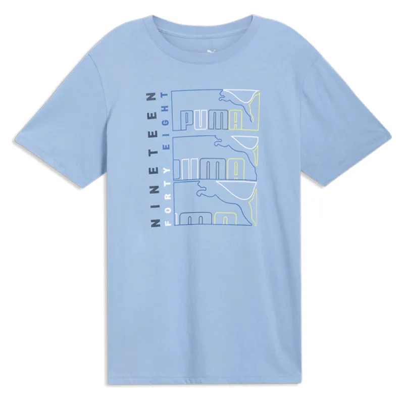 Triple Graphic Crew Neck Short Sleeve T-Shirt made by Puma