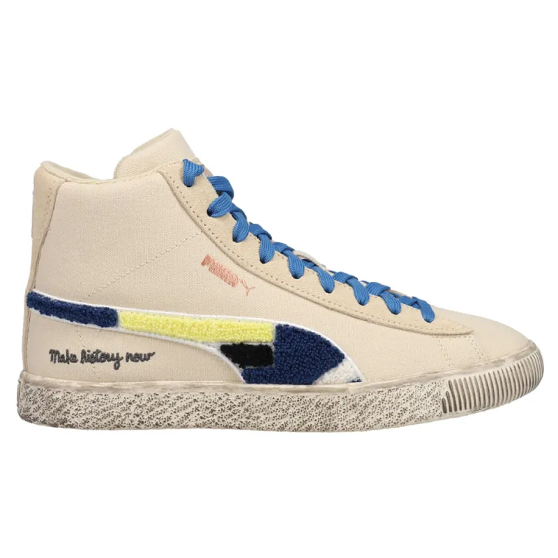 CLYDE MID X BLACK FIVES Lace Up Sneakers made by Puma