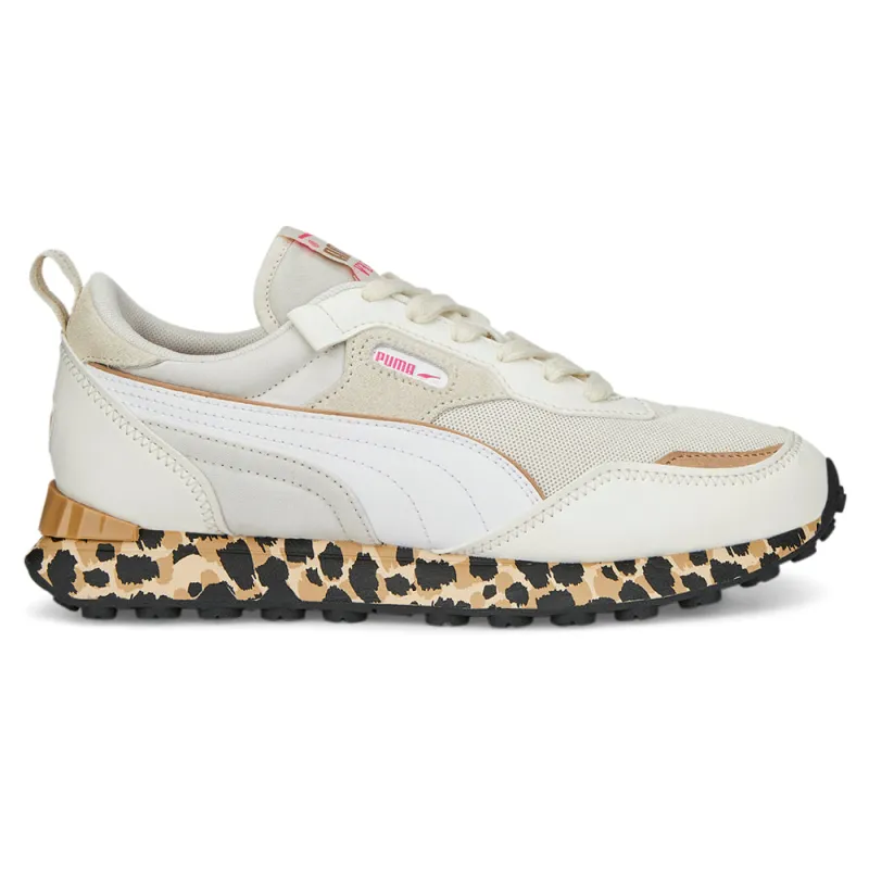 Rider FV Leopard Animal Lace Up Sneakers made by Puma