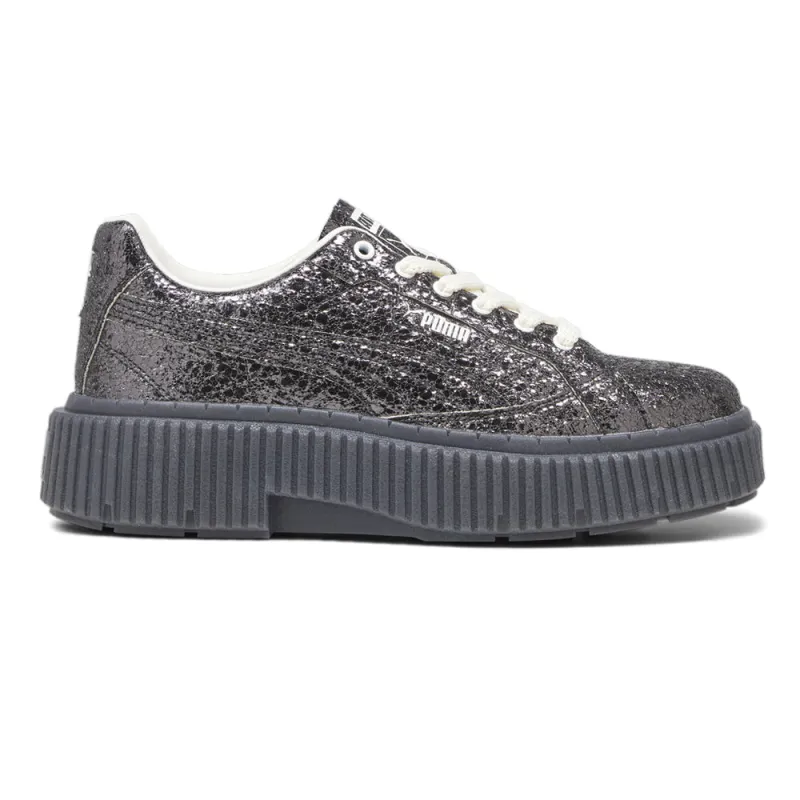 Dinara Shine Metallic Platform Sneakers made by Puma