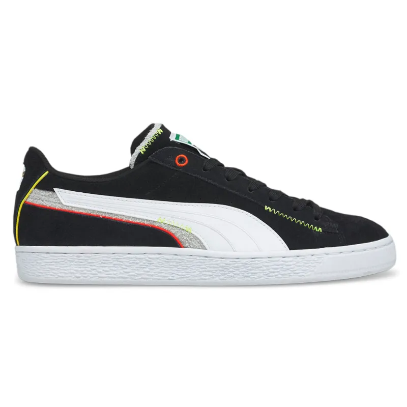 Suede Displaced Lace Up Sneakers made by Puma