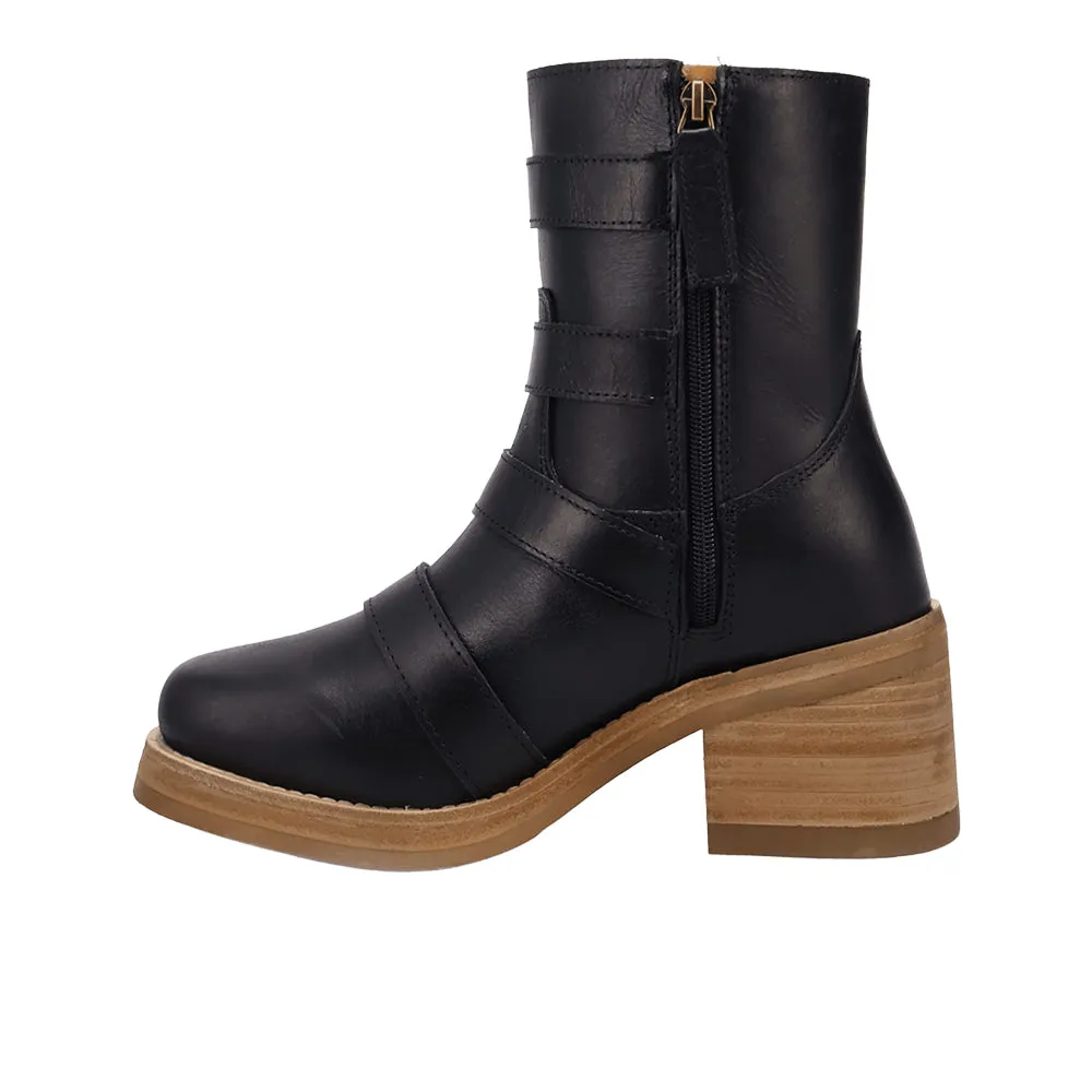 Topanga Leather Round Toe Zippered Booties sold by Shoebacca product image thumbnail 3