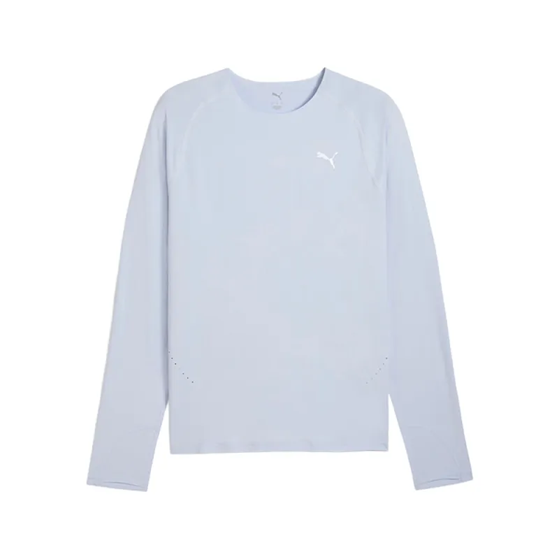Run Cloudspun Long Sleeve Athletic Pullover Shirt made by Puma