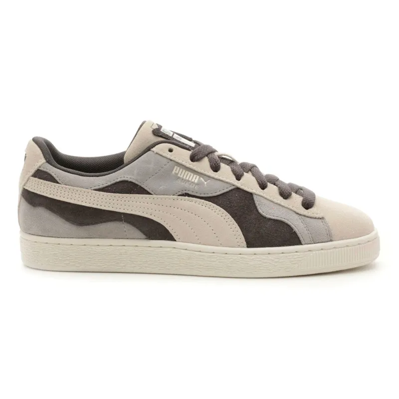 Suede Camowave Coastal Fog Lace Up Sneakers made by Puma