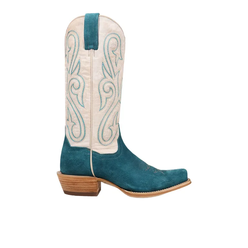 Lanessa Leather Square Toe Pull On Cowboy Boots made by Shoebacca