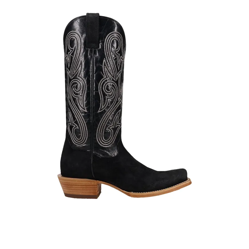 Lanessa Leather Square Toe Pull On Cowboy Boots made by Shoebacca