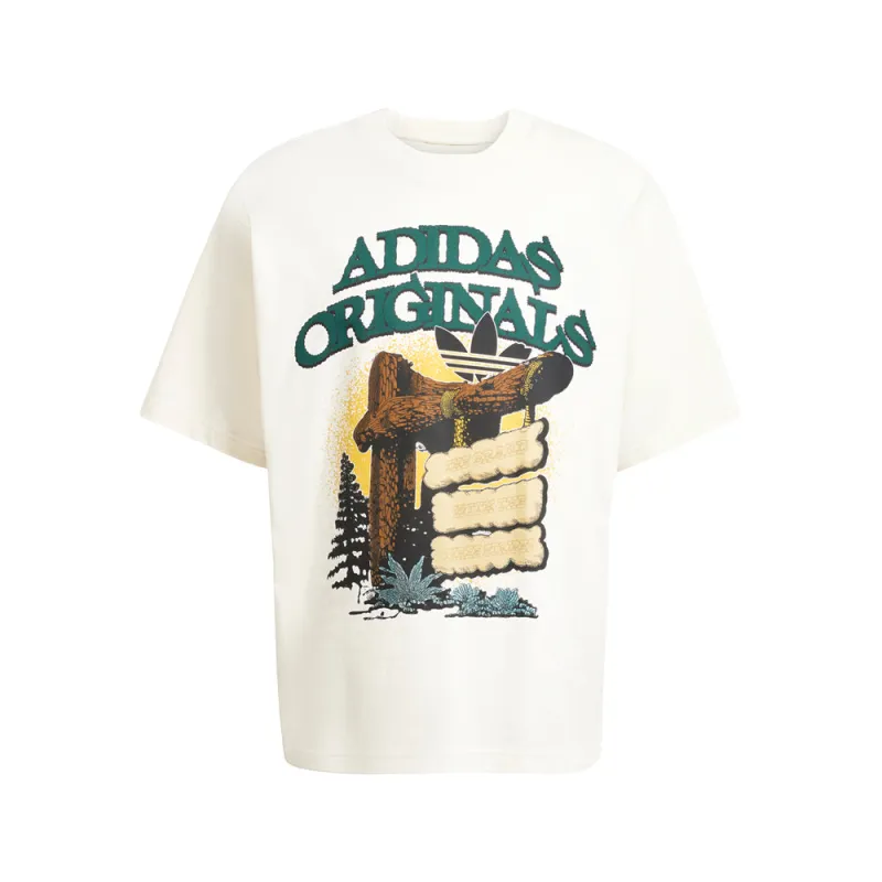Originals Camp Graphic Crew Neck Short Sleeve T-Shirt made by Adidas