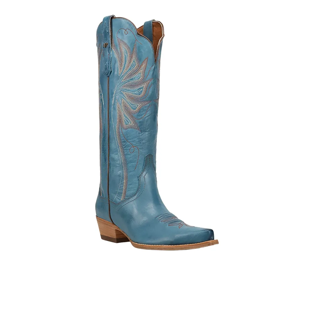 Grace Leather Snip Toe Pull On Cowboy Boots sold by Shoebacca product image thumbnail 2
