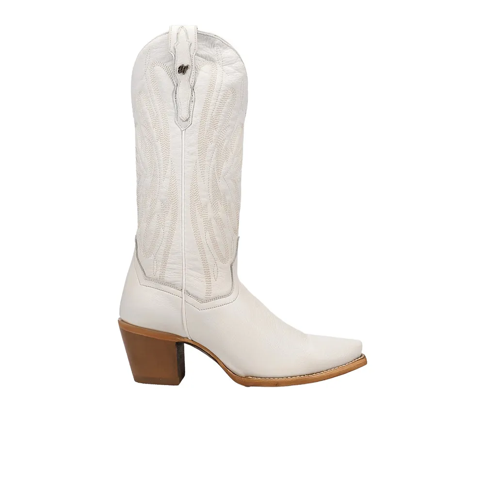Mila Leather Snip Toe Pull On Cowboy Boots sold by Shoebacca