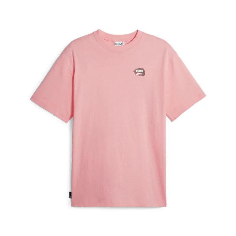 Downtown Graphic Crew Neck Short Sleeve T-Shirt made by Puma