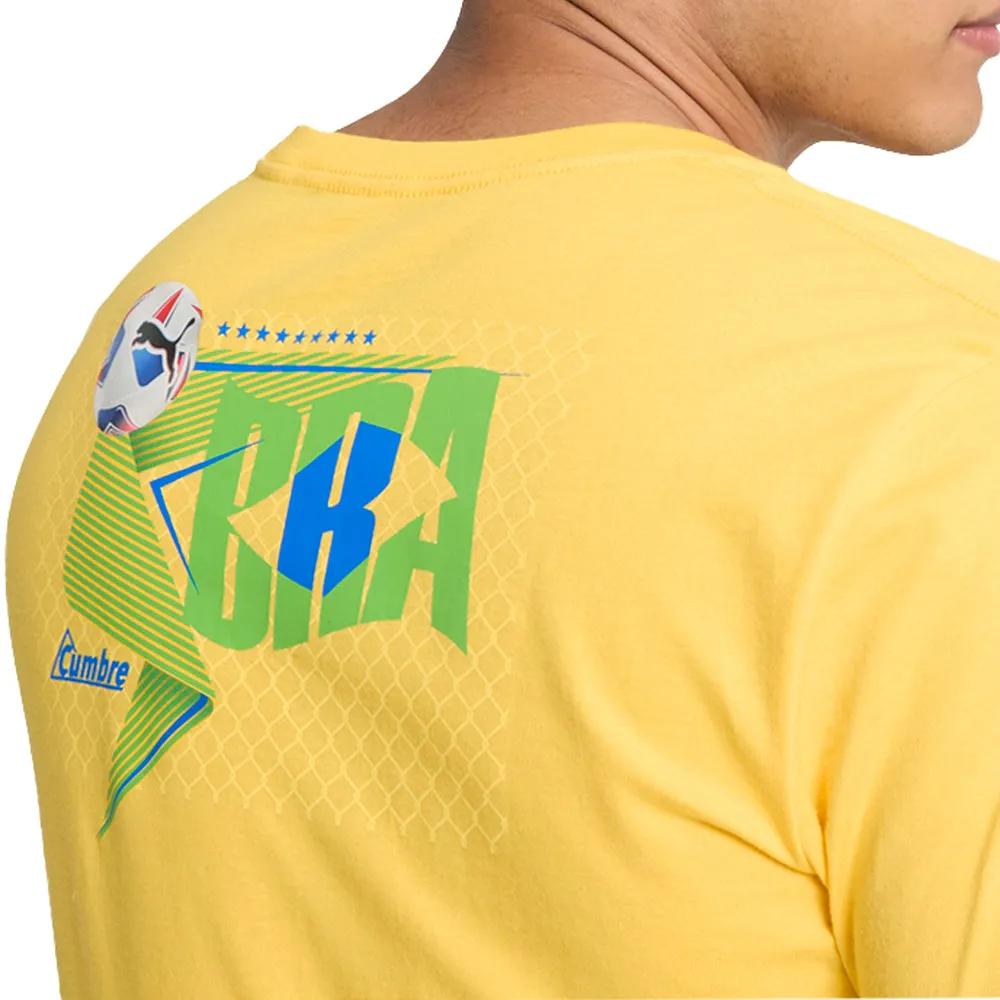 Conmebol Ca Brazil Crew Neck Short Sleeve T-Shirt sold by Shoebacca product image thumbnail 4