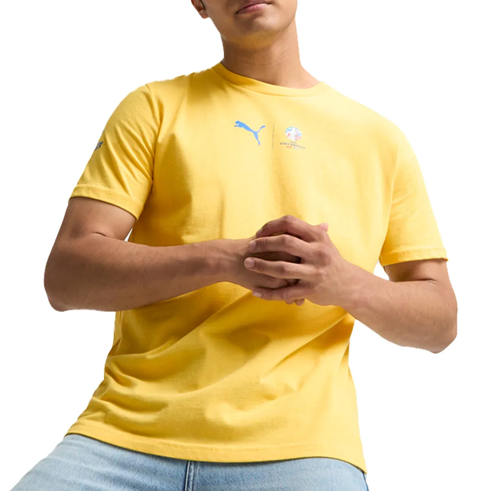 Conmebol Ca Brazil Crew Neck Short Sleeve T-Shirt sold by Shoebacca product image thumbnail 3