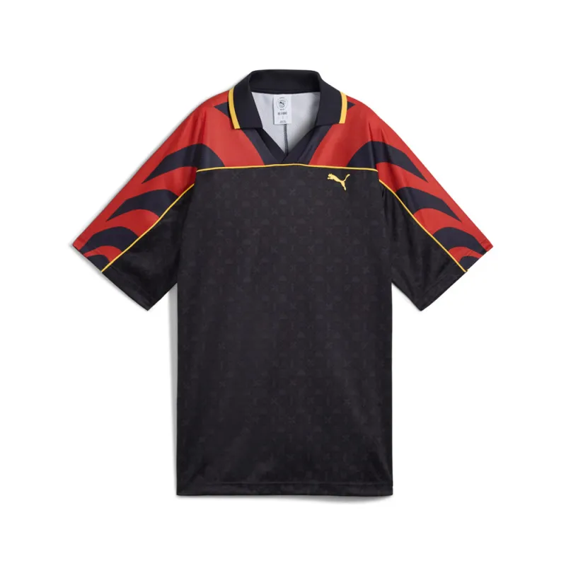Road To Unity Relaxed Graphic Collared Short Sleeve Soccer Jersey made by Puma