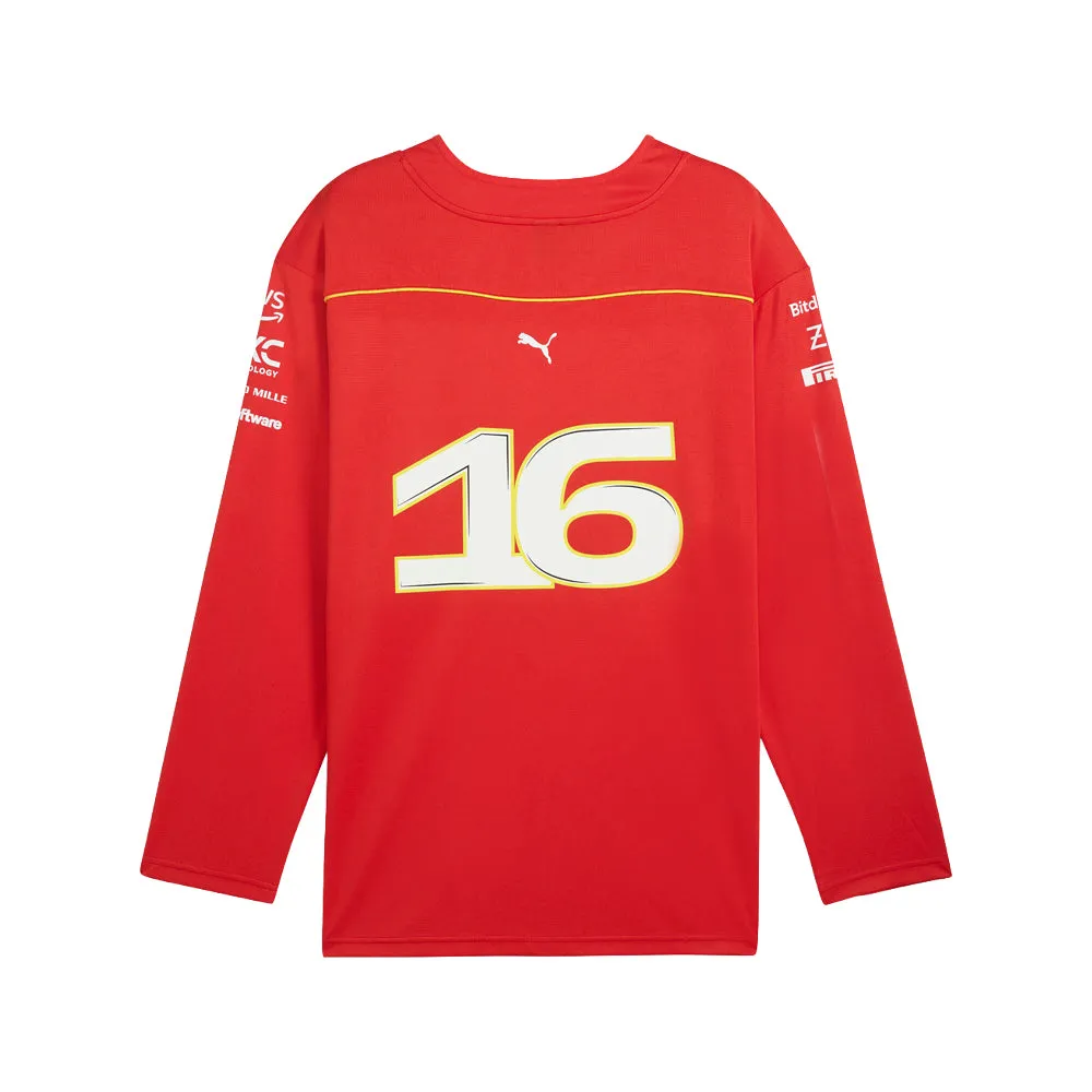 Scuderia Ferrari Team Hockey Crew Neck Long Sleeve Replica Jersey sold by Shoebacca product image thumbnail 2