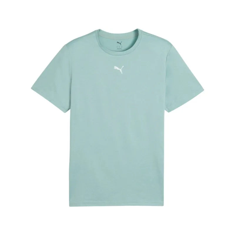 Train All Day Essentials Heather Cat Crew Neck Short Sleeve T-Shirt made by Puma