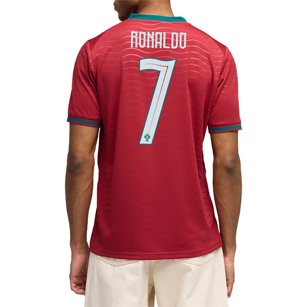 Portugal 2026 Home Player V-Neck Short Sleeve Replica Jersey sold by Shoebacca product image thumbnail 4