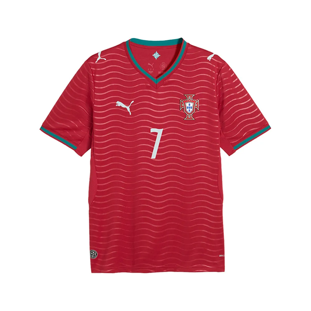 Portugal 2026 Home Player V-Neck Short Sleeve Replica Jersey sold by Shoebacca
