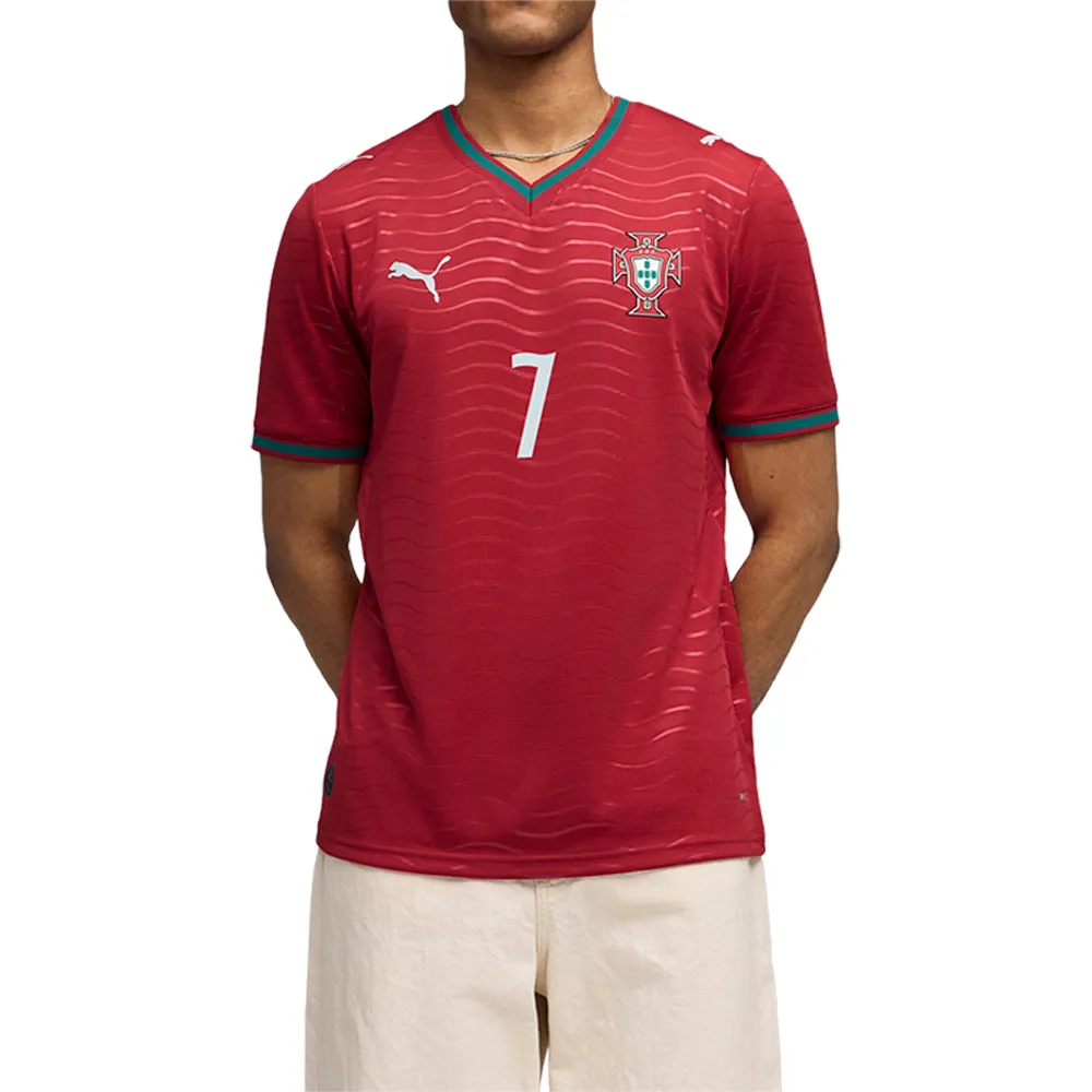 Portugal 2026 Home Player V-Neck Short Sleeve Replica Jersey sold by Shoebacca product image thumbnail 3